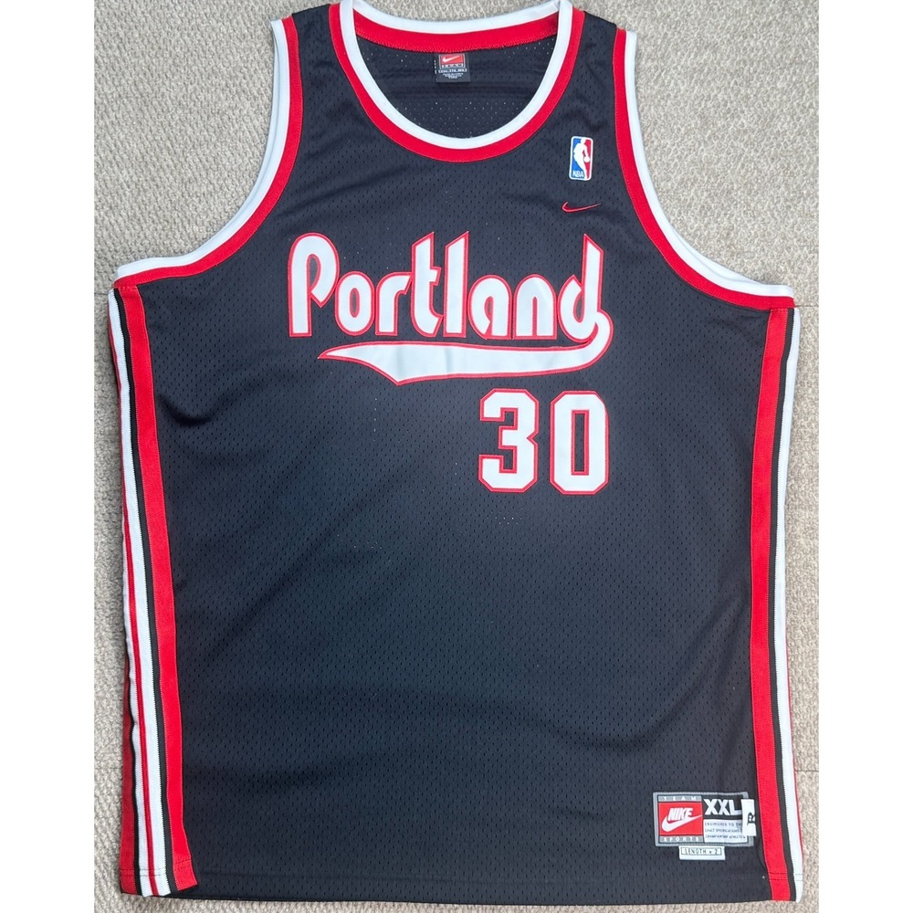 Nike NBA Vintage‎ Portland Trail Blazers #30 Rasheed Wallace Jersey Size XXL